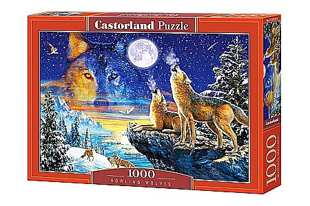 Puzzle 1000 piese - Puzzle 1000 piese Howling Wolves 103317