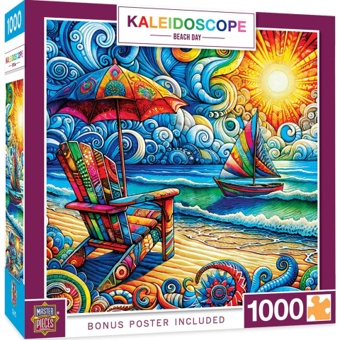 Puzzle 1000 piese - Puzzle 1000 piese Kaleidoscope Beach Day