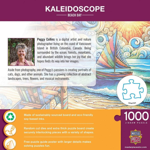 Puzzle 1000 piese Kaleidoscope Beach Day [2]