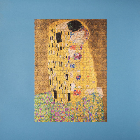 Puzzle 1000 piese Klimt Sarutul, Londji [2]