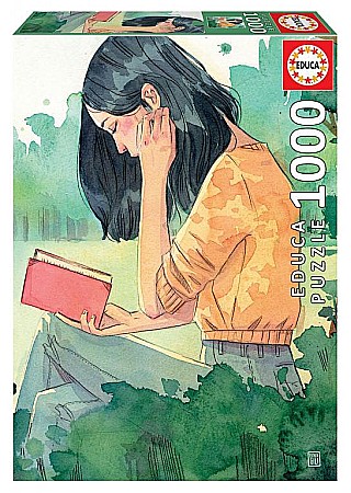 Puzzle - Puzzle 1000 piese La lectora, Esther Gili Educa 19028