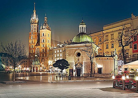 Puzzle 1000 piese Market Square in Cracow 30004 Cherry Pazzi [2]