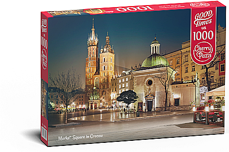 Puzzle - Puzzle 1000 piese Market Square in Cracow 30004 Cherry Pazzi