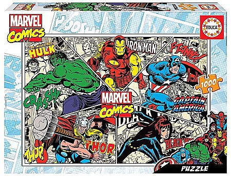 Puzzle 1000 piese - Puzzle 1000 piese Marvel Comics 18498