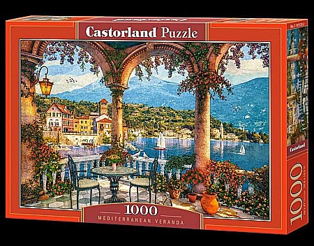 Puzzle 1000 piese - Puzzle 1000 piese Mediterranean Veranda Castorland 105120
