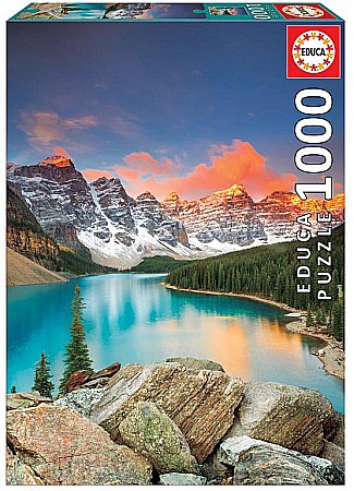 Puzzle 1000 piese - Puzzle 1000 piese Moraine Lake, Banff National Park, Canada 17739