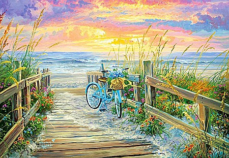 Puzzle 1000 piese Morning Ride 104741 Castorland [1]