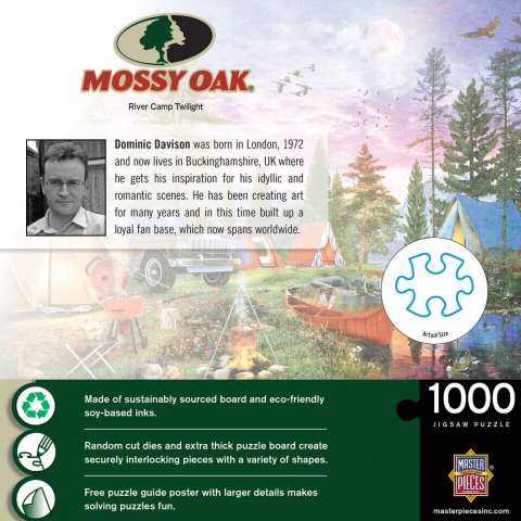 Puzzle 1000 piese Mossy Oak River Camp Twilight [2]