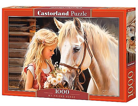 Puzzle 1000 piese - Puzzle 1000 piese My Friend Horse Castorland 105205
