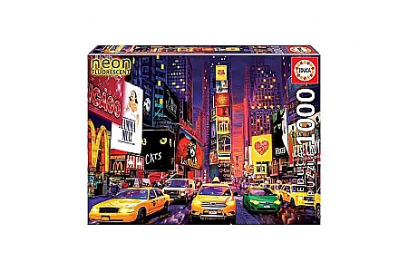 Puzzle - Puzzle 1000 piese Neon Time Square, New York 18499