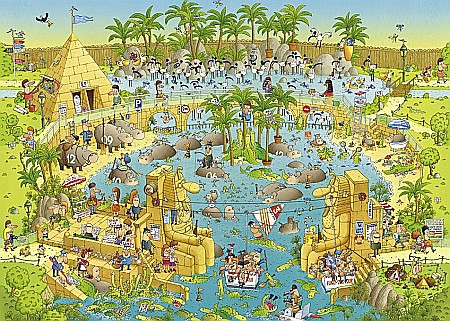 Puzzle 1000 piese Nile Habitat 29693 [1]