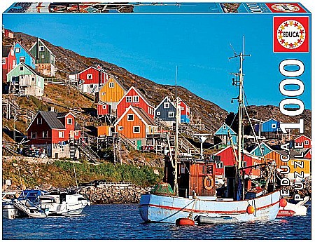 Puzzle - Puzzle 1000 piese Nordic Houses 17745