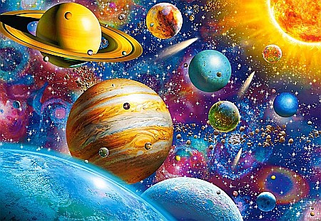 Puzzle 1000 piese Odiseea Sistemului Solar 104314 [1]