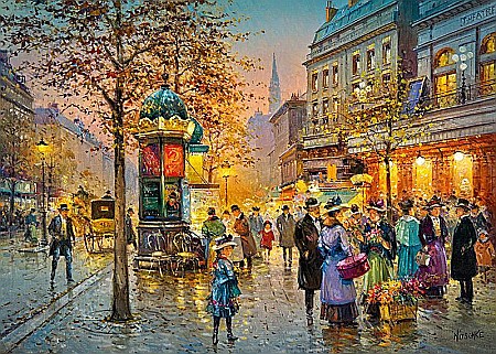 Puzzle 1000 piese Paris Boulevard 30202 Cherry Pazzi [2]