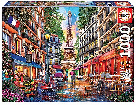 Puzzle 1000 piese - Puzzle 1000 piese Paris, Dominic Davison Educa 19019