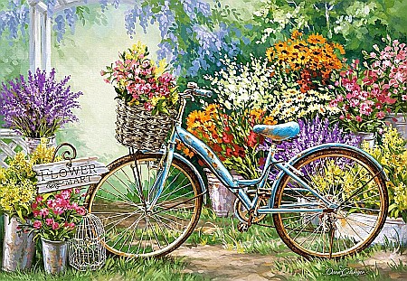Puzzle 1000 piese Piata de flori 103898 [1]