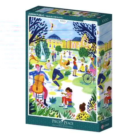 Puzzle - Puzzle 1000 piese Pieces & Peace Public Garden