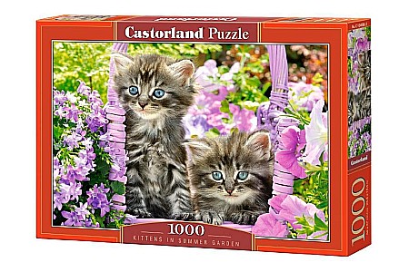Puzzle - Puzzle 1000 piese Pisicute in Gradina 104086