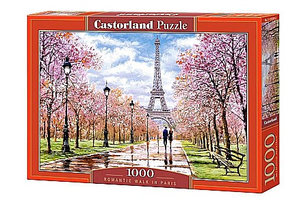 Puzzle - Puzzle 1000 piese Plimbare Romantica in Paris 104369