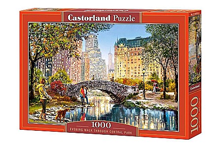 Puzzle - Puzzle 1000 piese Plimbare Seara in Central Park 104376