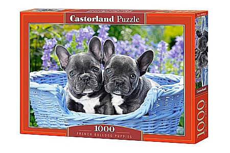 Puzzle - Puzzle 1000 piese Pui de Buldogi Francezi 104246
