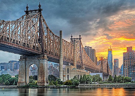 Puzzle 1000 piese Queensboro Bridge in New York 30141 Cherry Pazzi [2]