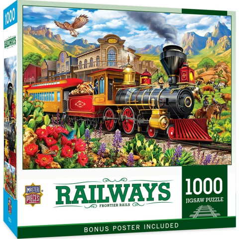 Puzzle 1000 piese - Puzzle 1000 piese Railways Frontier Rails