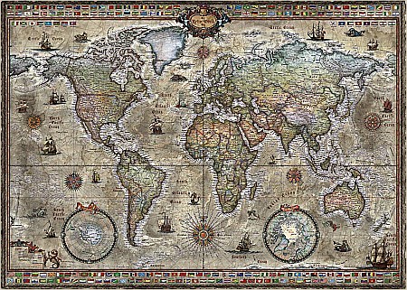 Puzzle 1000 piese Retro World 29871 [1]