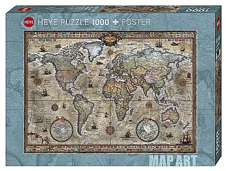 Puzzle 1000 piese - Puzzle 1000 piese Retro World 29871