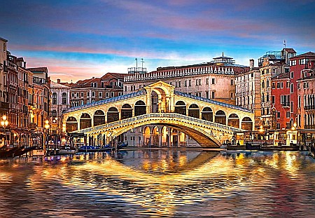 Puzzle 1000 piese Rialto Noaptea 104215 [1]