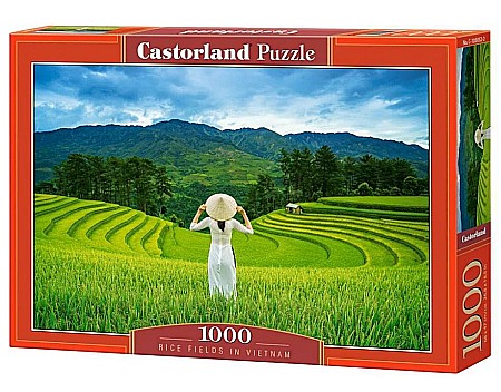 Puzzle 1000 piese - Puzzle 1000 piese Rice fields in Vietnam 105052 Castorland