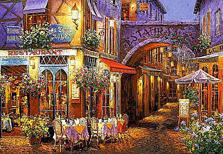 Puzzle 1000 piese Seara in Provence 104123 [1]
