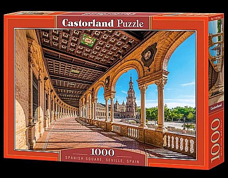 Puzzle - Puzzle 1000 piese Spanish Square Seville Spain Castorland 105106