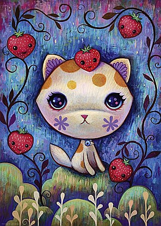 Puzzle 1000 piese Strawberry Kitty Heye 29895 [1]