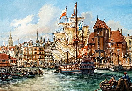 Puzzle 1000 piese - Puzzle 1000 piese The Old Gdansk 102914
