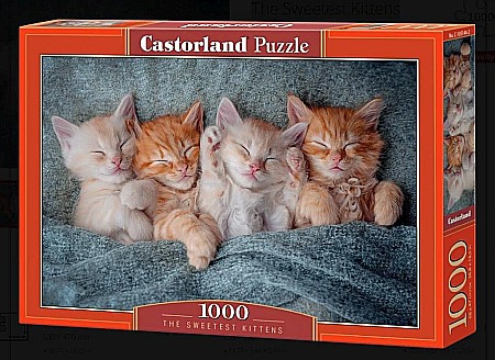 Puzzle - Puzzle 1000 piese The Sweetest Kittens 105144