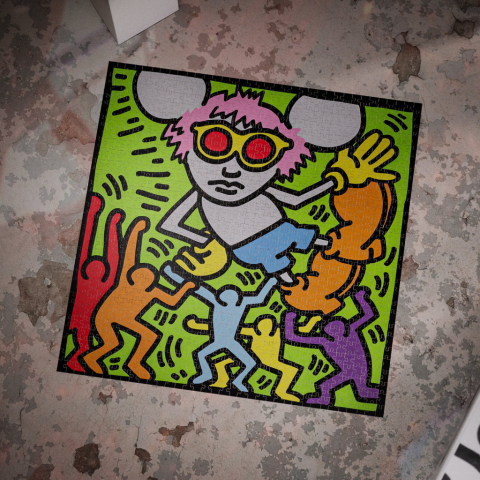 Puzzle 1000 Piese Theory11 – Keith Haring  Andy Mouse Edition [3]