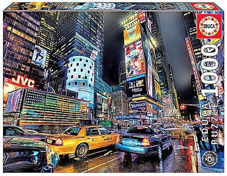 Puzzle 1000 piese - Puzzle 1000 piese Time Square, New York, HDR 15525