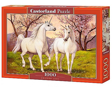 Puzzle 1000 piese - Puzzle 1000 piese Unicorn Love Castorland 105236