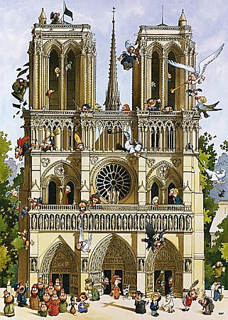 Puzzle 1000 piese Vive Notre Dame 29905 [1]