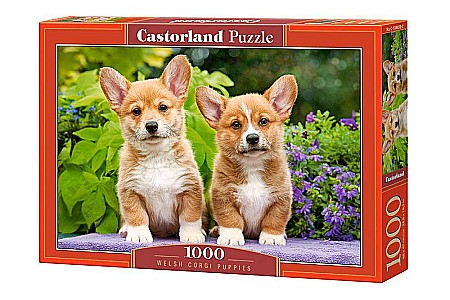 Puzzle - Puzzle 1000 piese Welsh Corgi Puppies 104659