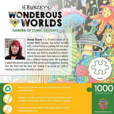 Puzzle 1000 piese Wonderous Worlds Garden of Cosmic Delights [2]
