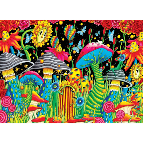Puzzle 1000 piese Wonderous Worlds Garden of Cosmic Delights [1]