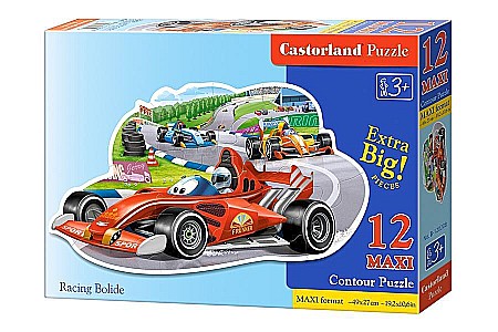 Puzzle 12 piese - Puzzle 12 piese Maxi Masina de Curse 120208