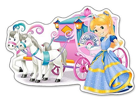 Puzzle 12 piese MAXI Trasura Printesei 120017 [1]