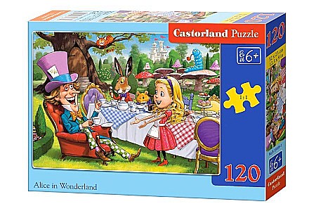 Puzzle 120 piese - Puzzle 120 piese Alice in Tara Minunilor 13456