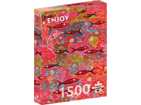 Puzzle 1500 piese - Puzzle 1500 piese Enjoy – Deep Red