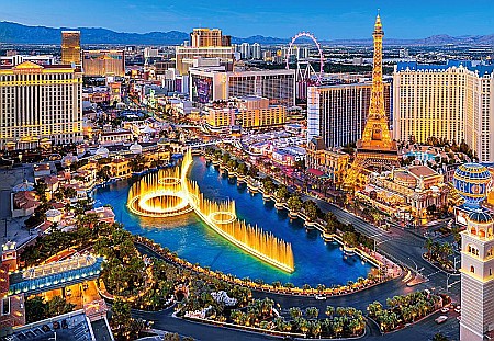 Puzzle 1500 piese Fabulosul Las Vegas 151882 [1]