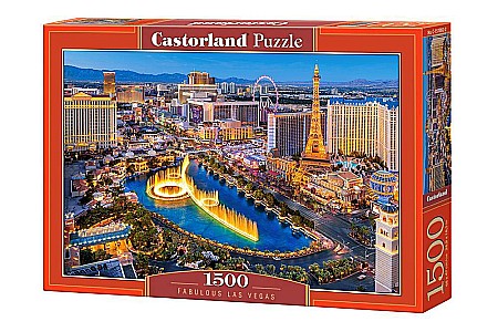 Puzzle 1500 piese - Puzzle 1500 piese Fabulosul Las Vegas 151882