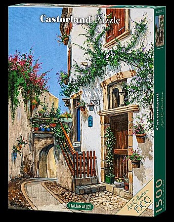 Puzzle 1500 piese - Puzzle 1500 piese Italian Alley Art Collection 152155 Castorland